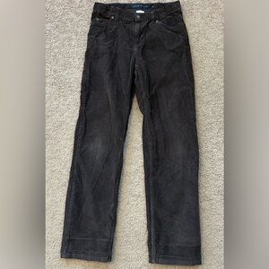 Lands' End Kids Boys Brown Corduroy Adjustable Pants Size 16